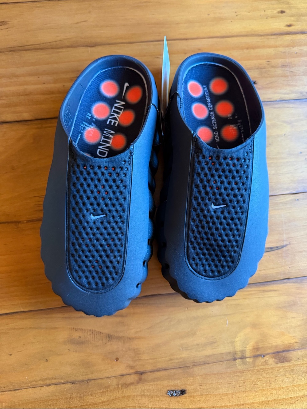 NWT Nike black slip-on Mind 001 slides - Picture 2 of 5